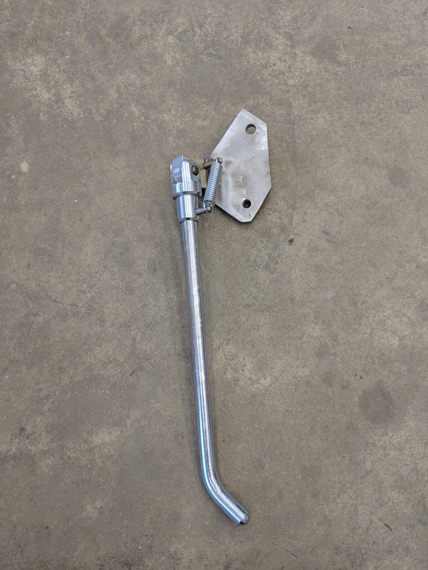 Custom Brown Side Stand for Tonti Frame Moto Guzzi / Custom Moto Guzzi Kickstand